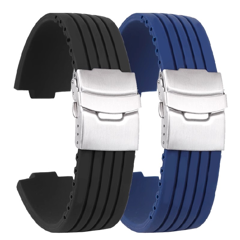 Rubber Strap Diver - Pulseira de silicone 7730 para relógio