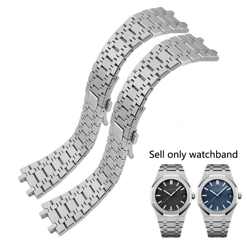 Audemars Piguet Watch Royal Oak - Pulseira de relógio em aço inoxidável