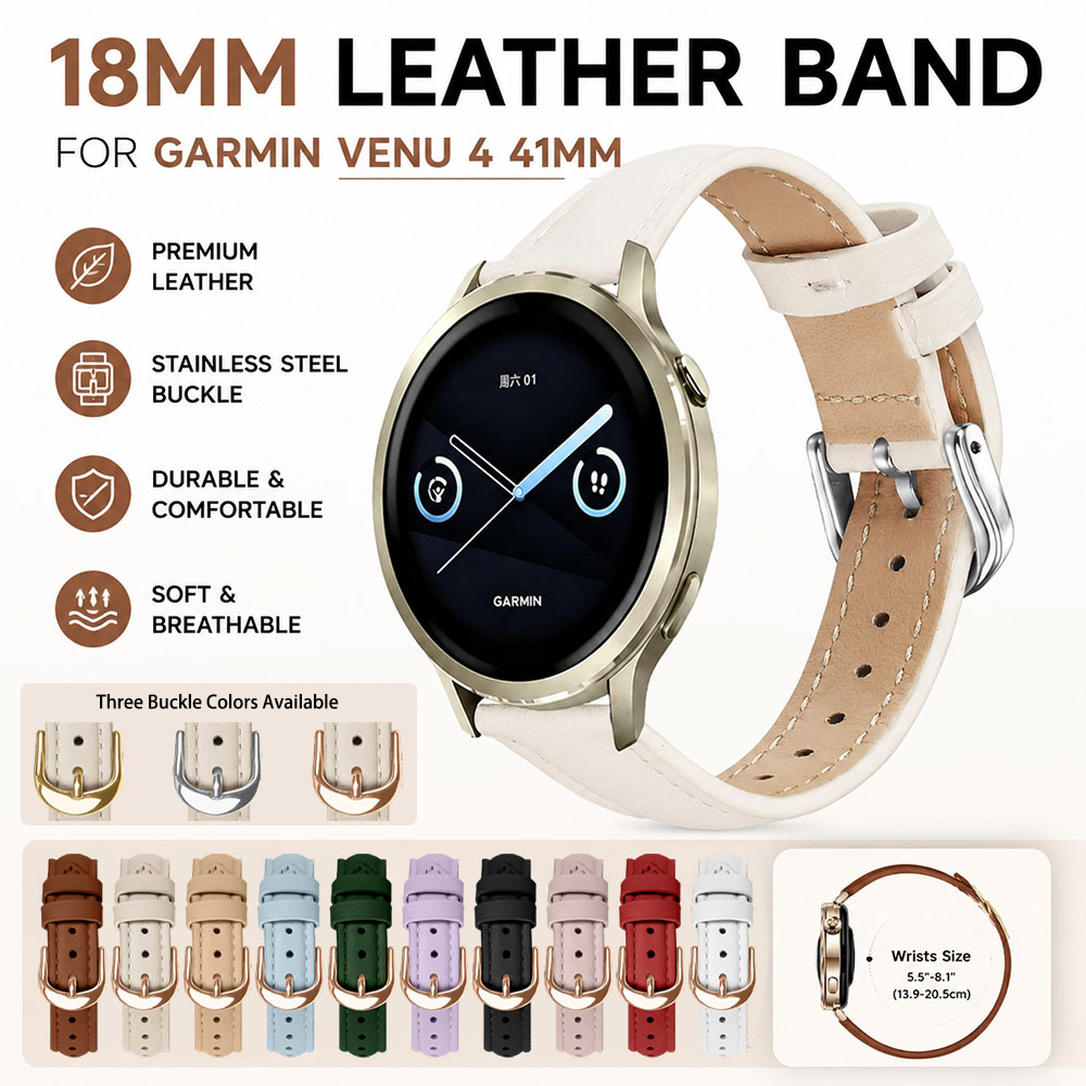 Leather Strap Quick Release - Pulseira de Couro de Liberação Rápida