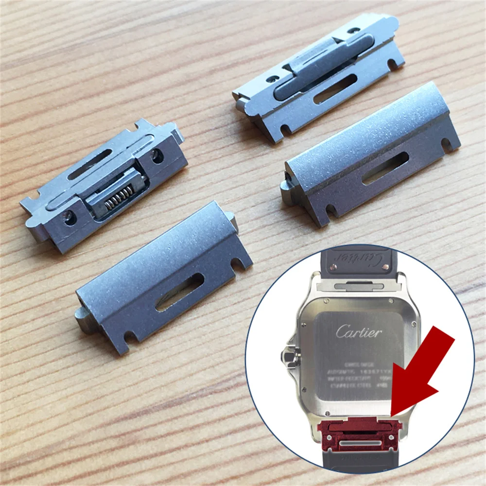 Leather Strap Quick Release - Conector de adaptador de ajuste perfeito
