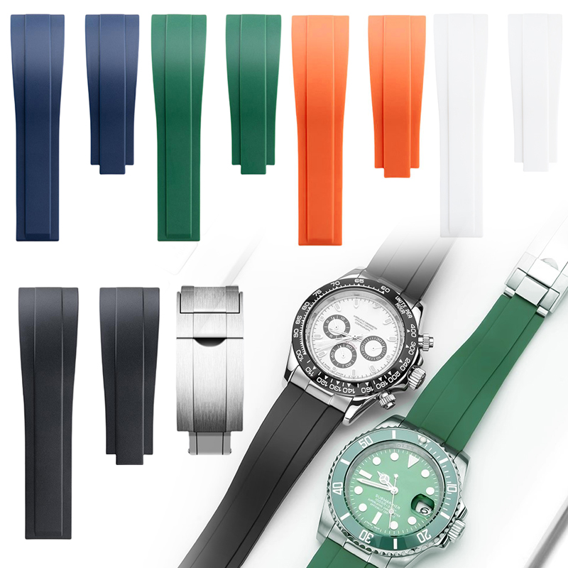 Rolex Watch Daytona - Pulseira de Borracha de Silicone de