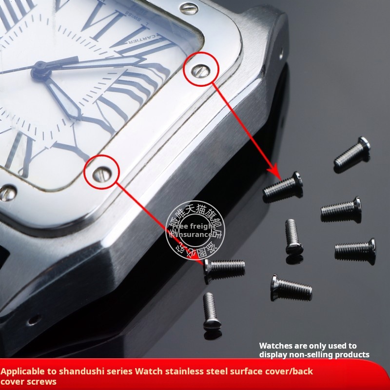 Cartier Watch Santos - Parafuso de aço inoxidável para homens