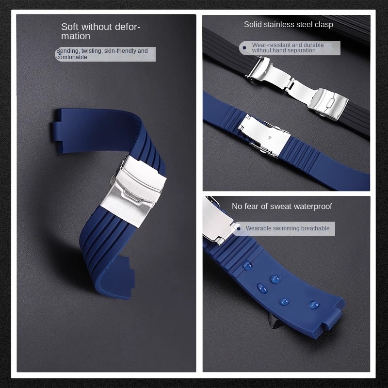 Pulseira de silicone 7730 para - Rubber Strap Diver avaliação e preço