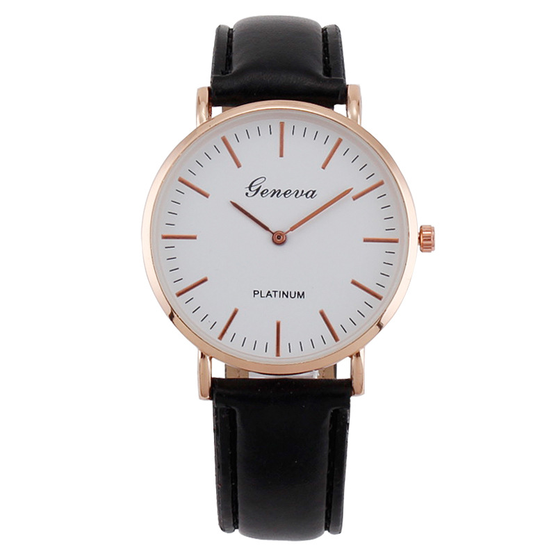 Relógio de Quartzo Masculino M - Leather Watch Band Men avaliação e preço