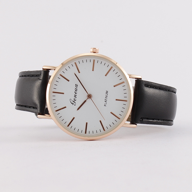 Relógio de Quartzo Masculino M - Leather Watch Band Men avaliação e preço