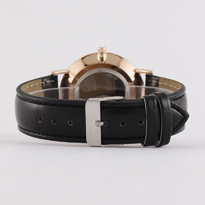Relógio de Quartzo Masculino M - Leather Watch Band Men avaliação e preço