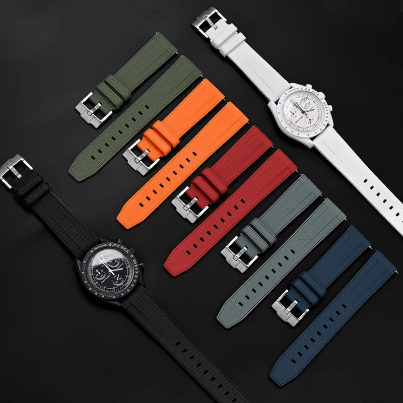 Pulseira de silicone líquido d - Omega Watch Speedmaster avaliação e preço