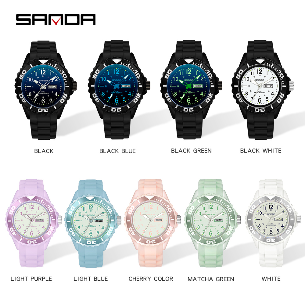 Moda Sanda Top Marca 2022 Nova - Silicone Band Women avaliação e preço