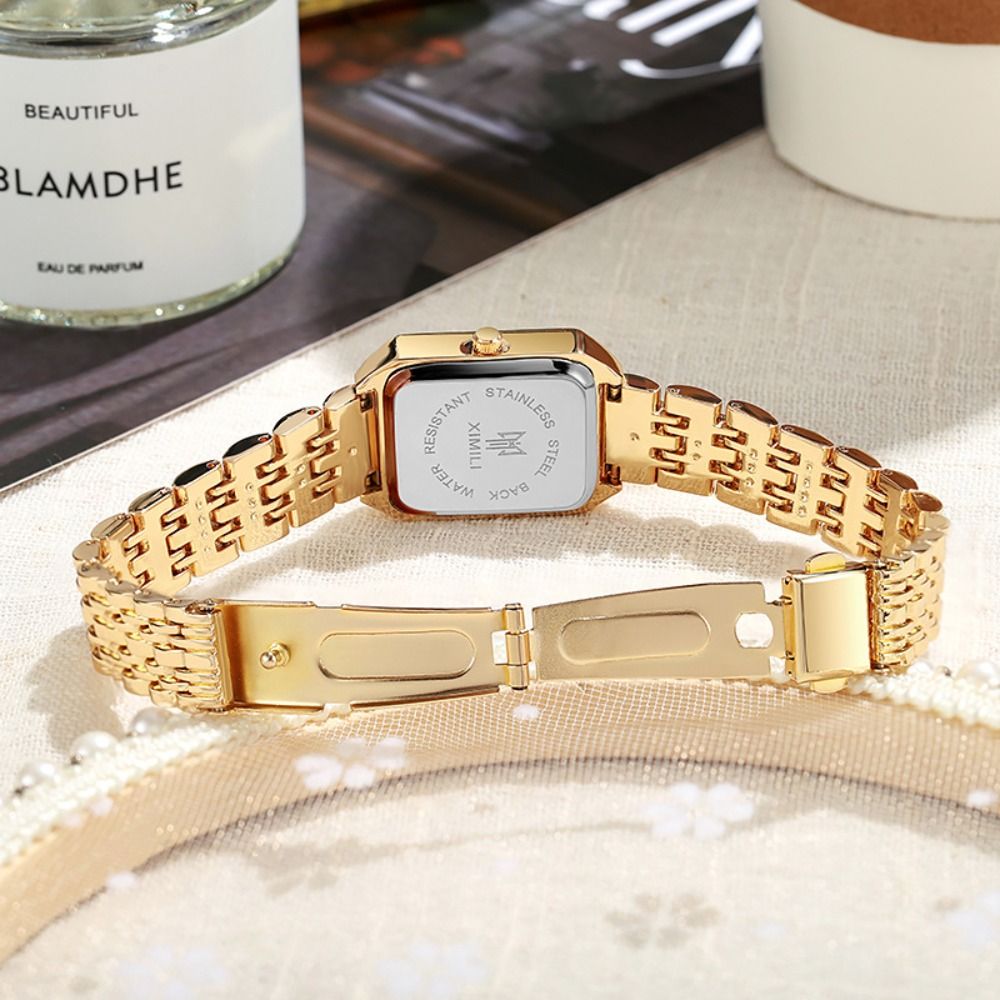 Relógios de quartzo de aço ino - Canvas Strap Watch avaliação e preço