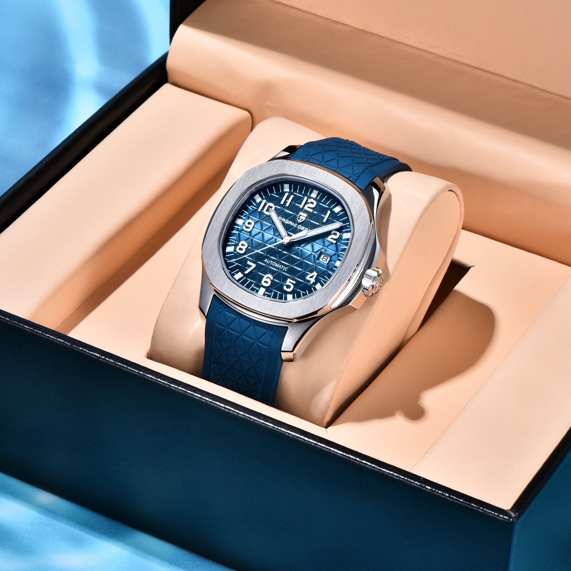 Relógio Mecânico Masculino PAG - Rubber Strap Diver avaliação e preço