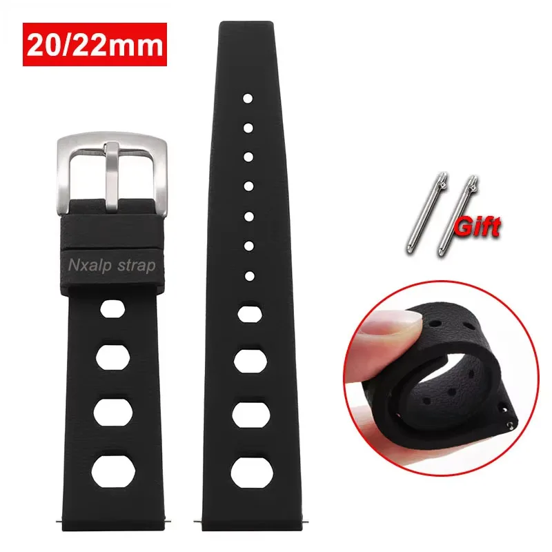Pulseira de relógio de silicon - Rubber Strap Diver avaliação e preço