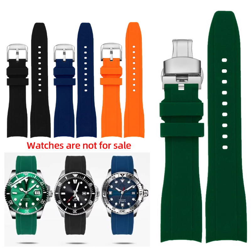 Pulseira de borracha com extre - Rubber Strap Diver avaliação e preço