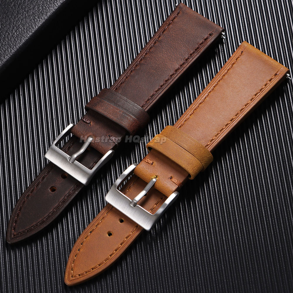 Pulseira de relógio de couro v - Leather Strap Quick Release avaliação e preço