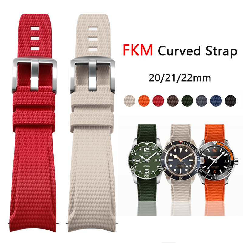 Pulseira Curvada de Borracha F - Rubber Strap Diver avaliação e preço