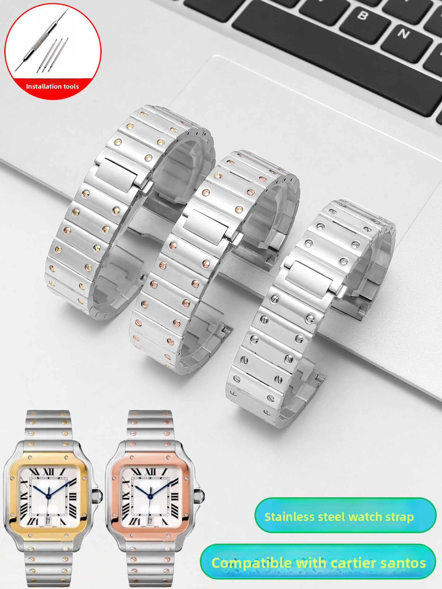 Adequado para relógio Cartier  - Cartier Watch Santos avaliação e preço