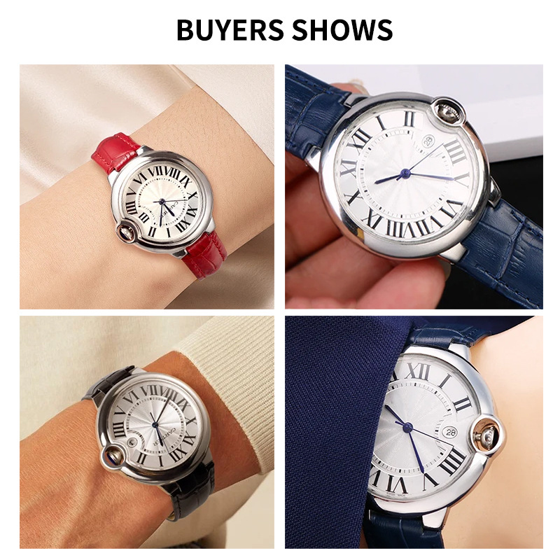 Pulseira de Couro Genuíno de 1 - Cartier Watch Ballon Bleu avaliação e preço