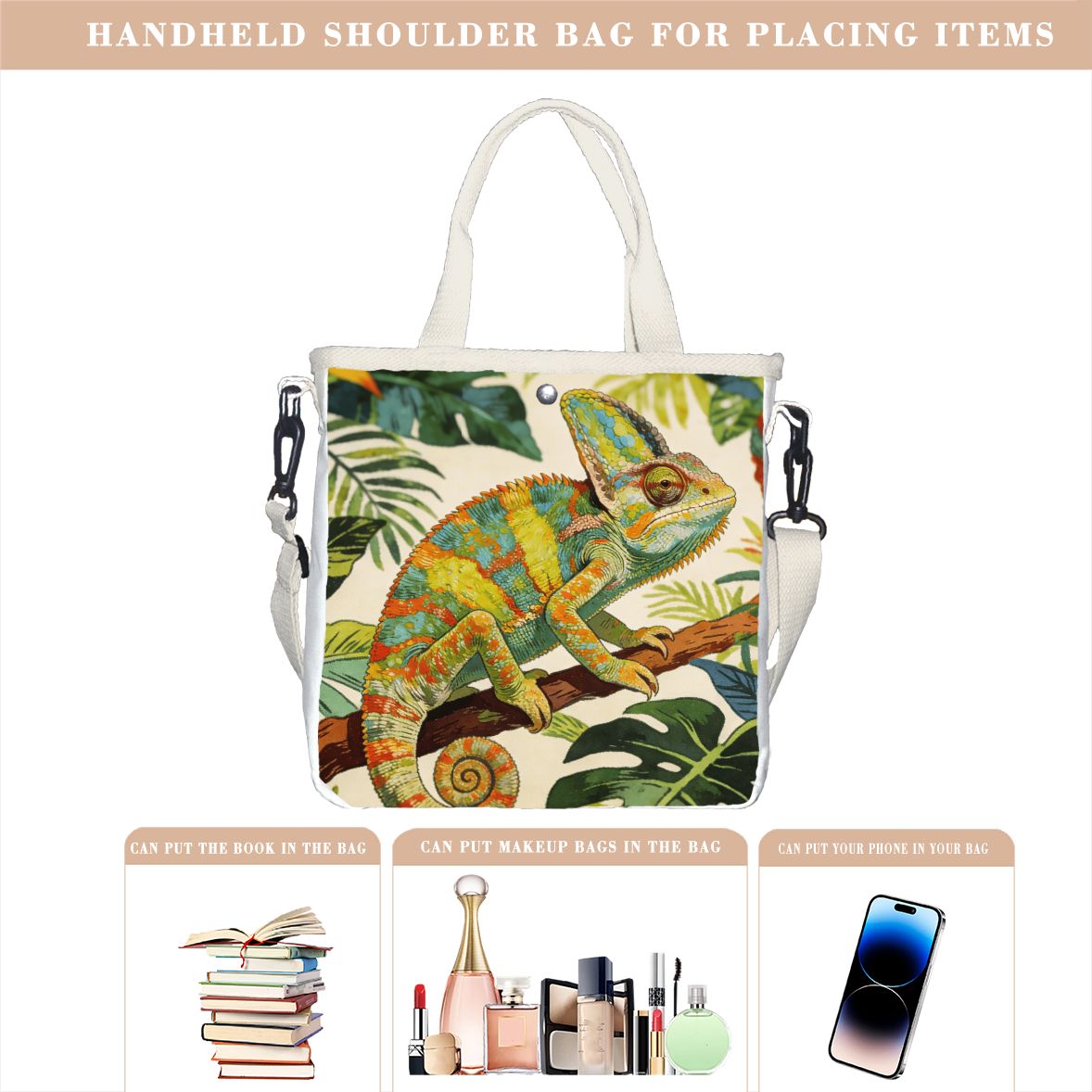 Bolsa Tote Vintage Botânica Ca - Tropic Strap Vintage avaliação e preço